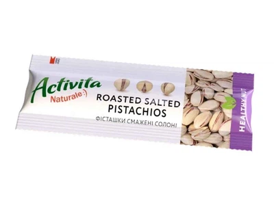 Фісташки ACTIVITA 25г смажені солоні Healthy nut