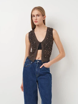 Куртка жіноча Zara 9598/917 XS Коричнева (09598091700011)