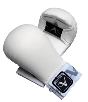 Перчатки для карате WKF Arawaza білі розмір S