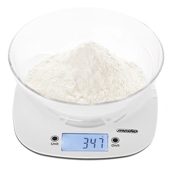 Кухонні ваги з чашею Mesko MS 3179 white, 1.4L