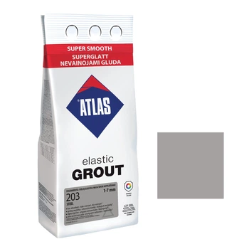 Фуга для плитки эластичная ATLAS ELASTIC GROUT 1-7 мм 203 стальной 2 кг