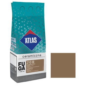 Фуга для плитки керамическая ATLAS CERAMICZNA 1-20 мм 210 какао 2 кг