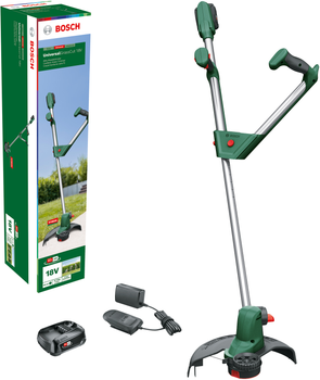 Акумуляторна ручна газонокосарка Bosch UniversalGrassCut 18V-260 1 x акумулятор PBA 18V 2.0Ah + Зарядний пристрій AL 18V - 20 (06008C1D03)