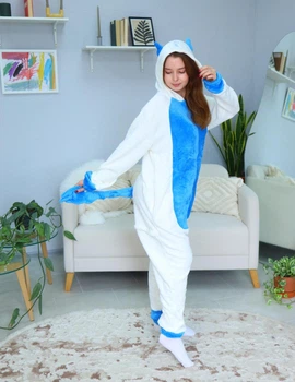 Кигуруми для девочки пижама детская Kigurumi Ао Бинг Чжуань The Legend of Aobing Манга Белый Дракон M 155-165 см (G1116)