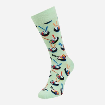 Носки женские высокие хлопковые Happy Socks 00-4064*43 192244 36-40 Салатовые (2200005083086)