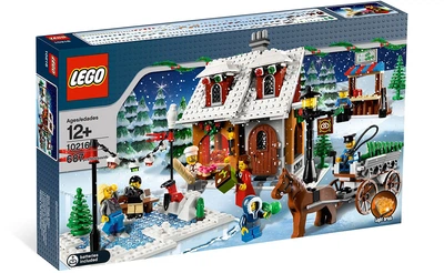 Конструктор LEGO Зимове село з пекарнею 687 деталей (10216)