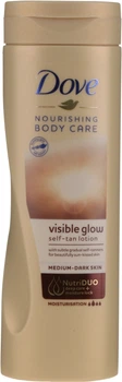 Лосьйон для тіла з ефектом автозагара - Dove Visible Glow Gradual Self-Tan Body Lotion Medium to Dark 250ml (812522-149242)