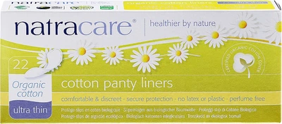 Щоденні прокладки, 22 шт. - Natracare Ultra Thin Panty Liners 22шт (1099167-148462)