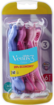 Набір одноразових верстатів для гоління, 6 шт, варіант 1 - Gillette Venus Simply 3 Plus 6шт (1092975-149845)