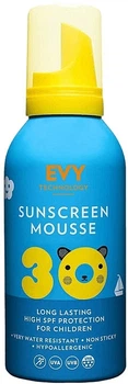 Солнцезащитный мусс для детей - EVY Technology Sunscreen Mousse For Children SPF30 150ml (1307419-9711433)