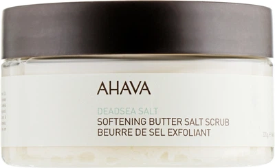 Масляно-солевой скраб для тела на основе соли Мертвого моря - Ahava Softening Butter Salt Scrub 220g (90459-9163615)