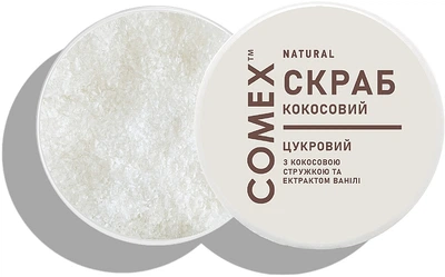 Comex Ayurvedic Natural - Cкраб для тела сахарный с кокосовой стружкой и экстрактом ванили натуральный 250ml (1300737-3261035)