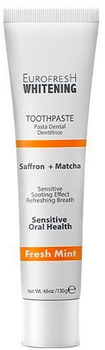 Отбеливающая зубная паста с матча и шафраном - Farmasi Eurofresh Whitening Toothpaste Saffron + Matcha 130g (1363159-22036998)