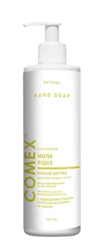 Натуральное жидкое мыло "Нежный уход", с индийских целебных трав - Comex Ayurvedic Natural 500ml (1395382-23689658)
