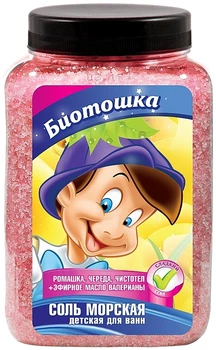 Сіль морська для купання Bioton Cosmetics Біотошка Дитяча, 750 г