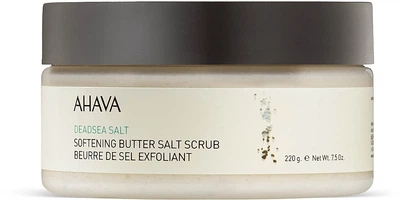 Масляно-сольовий скраб для тіла на основі солі Мертвого моря - Ahava Softening Butter Salt Scrub 220g (90459-9163615)