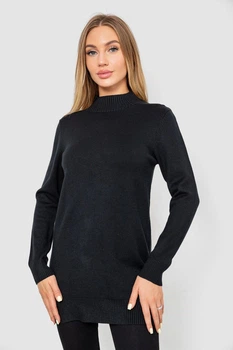 Свитер женский однотонный черный 244R5550 AGER One size