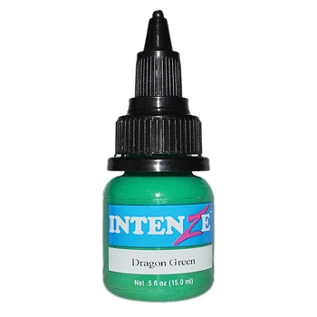 Тату краска Intenze Dragon Green 15мл USA