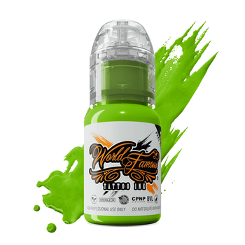 Тату краска World Famous Northern Lights Green 15мл USA