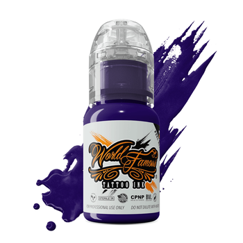 Тату краска World Famous Amsterdam Purple 15мл USA