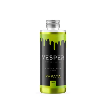 Зеленое мыло для тату Vesper Green Soap Papaya 35мл UKR