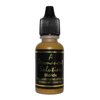 Краска для татуажа A Permanent Solution Blonde 15мл для тренировки на искусственной коже USA