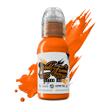 Тату краска World Famous Everest Orange 30мл USA