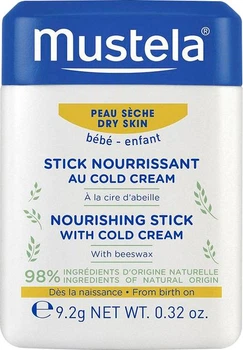 Стік для губ і обличчя з колд-кремом Mustela Bebe, Мустела 9.2 г