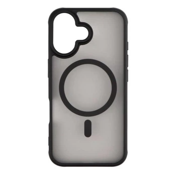 Прозрачный чехол Monblan Magnetic Crystal Case with MagSafe Black для iPhone 16
