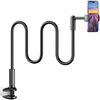 Гнучкий тримач для телефону з прищіпкою VHG IVY IV 100 см Cell Phone Stand, Black