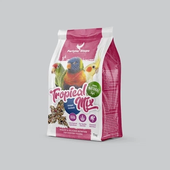Корм для птахів Perlyna Stepu Tropical Mix зернова суміш для тропічних птахів 1 кг