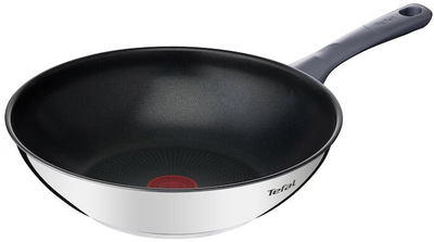 Сковорода WOK з кришкою Tefal Daily Cook G7309955 нержавіюча сталь 28 см (3168430320123)