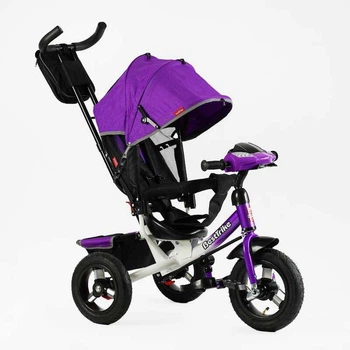 Дитячий триколісний велосипед Best Trike 3390 30-126 з надувними колесами, пультом та USB