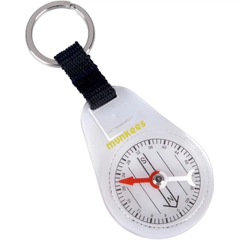 Брелок-компас Munkees Compass with Keyring white (3160-W)