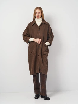 Куртка жіноча Zara 4043/737 XS Коричнева (04043073700015)