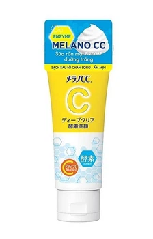 Ензимна пінка для вмивання Rohto Melano CC Deep Clear з вітаміном С і глиною, 130 г