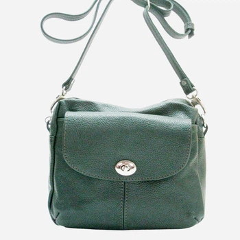 Сумка из натуральной кожи маленькая ARTiS Bags 918 9325 Зеленая