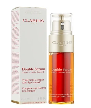 Сыворотка для лица Clarins Double Serum Complete Age Control Concentrate антивозрастная 50 мл (0340)