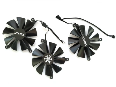 Вентилятор кулер для видеокарты Inno3D RTX 4070 4080 4090 iChill X3 95 мм Colorful CF-12915S (CF-129420S) комплект 3 шт (№519)
