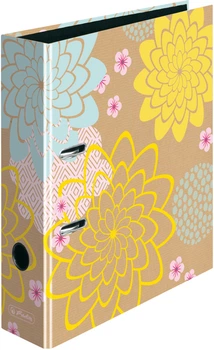 Папка-регистратор Herlitz А4 8 см Natural Vibes Blossoms (50047055)