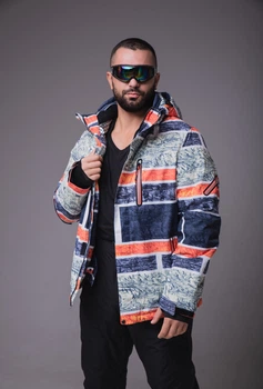 Гірськолижна чоловіча куртка Batebeile 3XL сіра