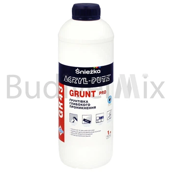 Ґрунтовка глибокого проникнення Sniezka Acryl-Putz GP43 1 л