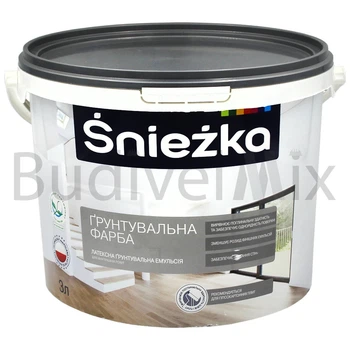 Ґрунтувальна фарба Sniezka Grunt 4,2 кг латексна біла