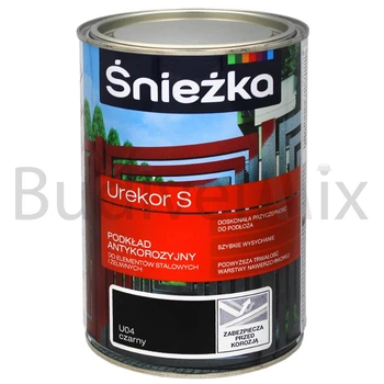 Ґрунтовка антикорозійна Sniezka Urekor S U04 0,8 л чорна