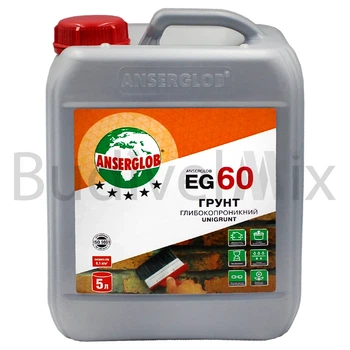 Ґрунтовка глибокого проникнення Anserglob 60 UNIGRUNT 5 л