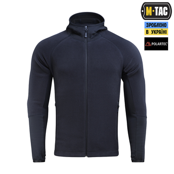 Кофта M-Tac Hoodie Polartec Sport Dark Navy Blue 3XL