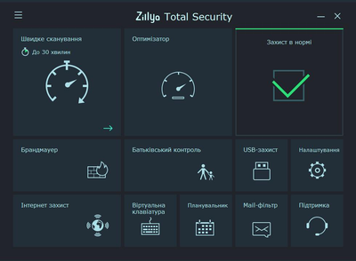 Український антивірус Zillya Total Security ліцензія на 3 роки, 2 ПК