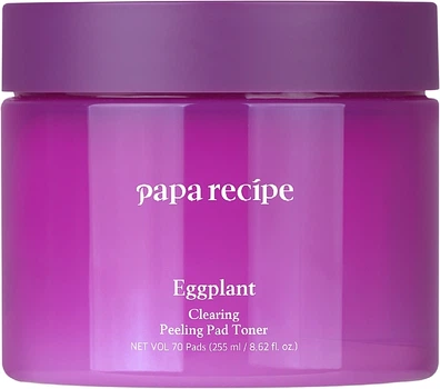 Пилинг-педы с экстрактом баклажана - Papa Recipe Eggplant Clearing Peeling Pad Toner 255ml (1195897-2114871245-2)