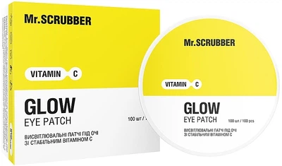 Освітлювальні патчі під очі зі стабільним вітаміном C - Mr.Scrubber Glow Vitamin C Eye Patch 100шт.
