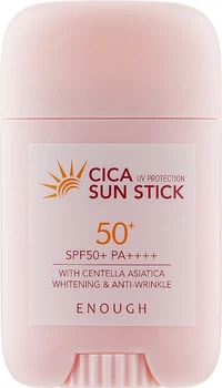 Стик солнцезащитный с центеллой - Enough Cica Sun Stick SPF50+ PA+ 20g (917134-1127201126-2)